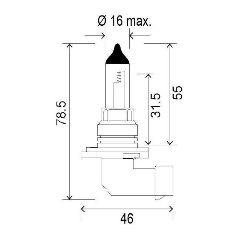 HB4 12V 51W P22d +30% light HB4SLZ