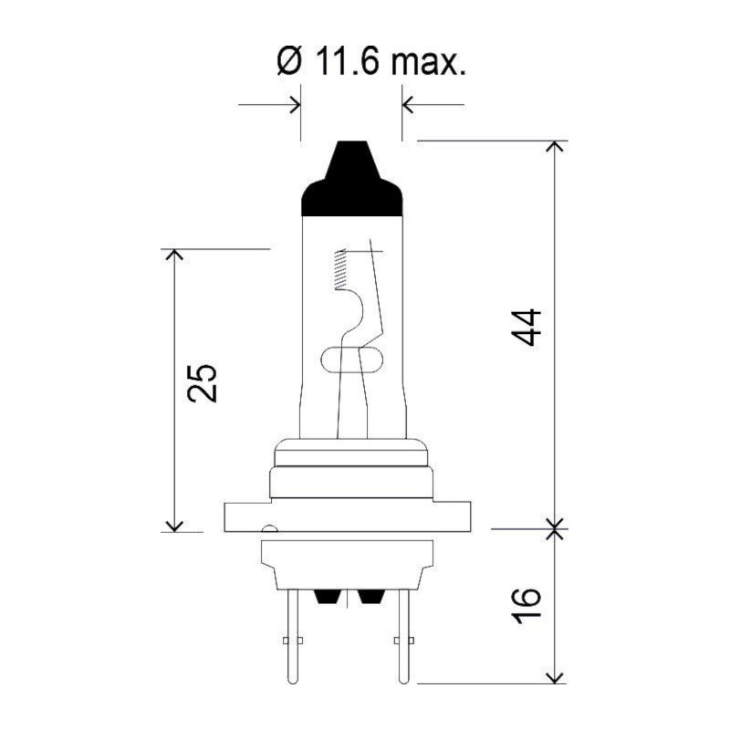 H7 12V 55W PX26d +30% light H7SLZ